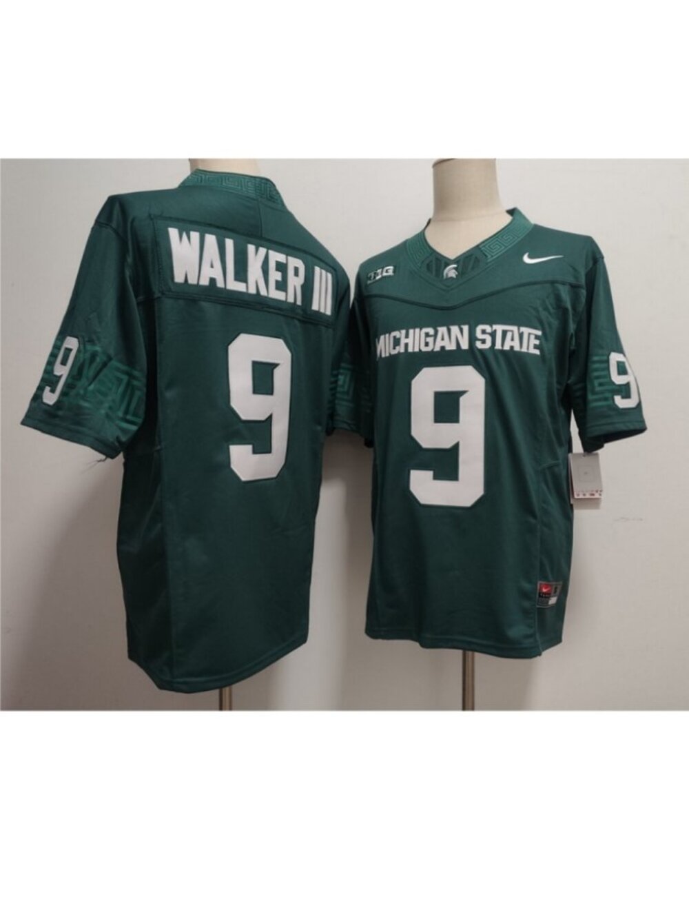 Kenneth Walker III Kids Green Stitched Jersey Vapor